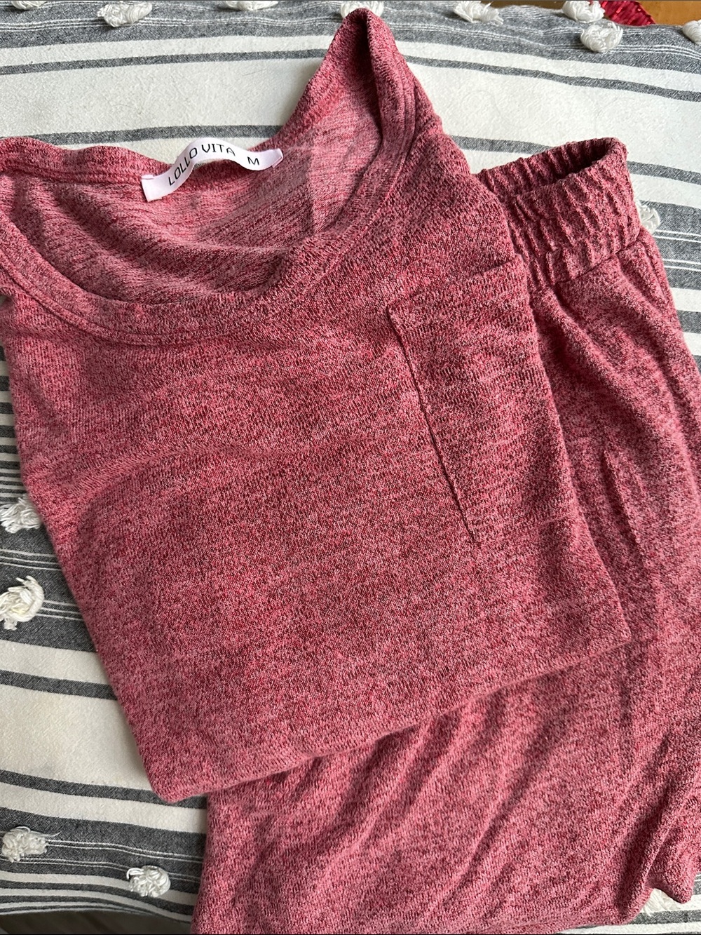 Women's Pink Cozy Lounge Set